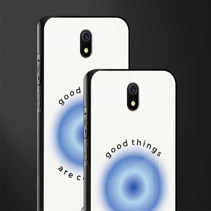 good things are coming glass case for redmi 8a image-2