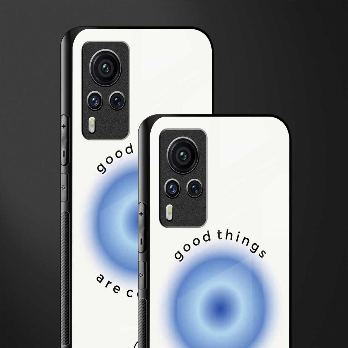 good things are coming glass case for vivo x60 pro image-2