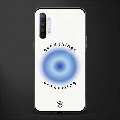 good things are coming glass case for realme x2 image
