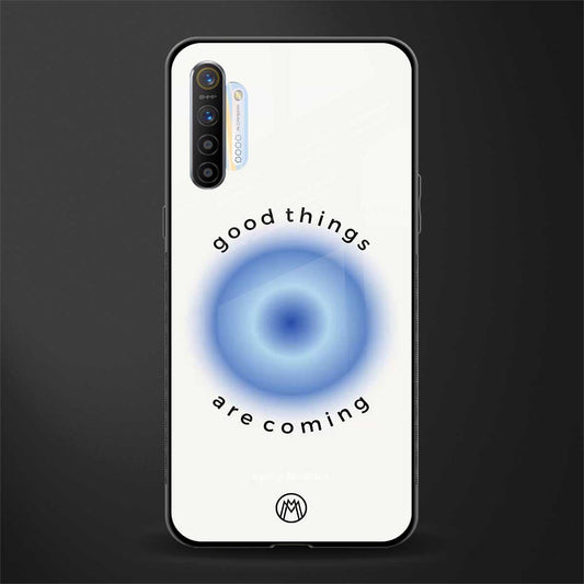 good things are coming glass case for realme xt image