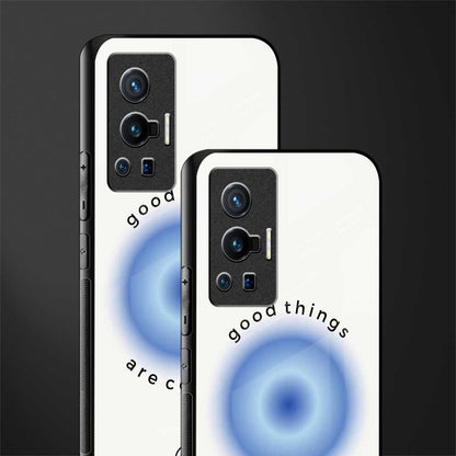 good things are coming glass case for vivo x70 pro image-2