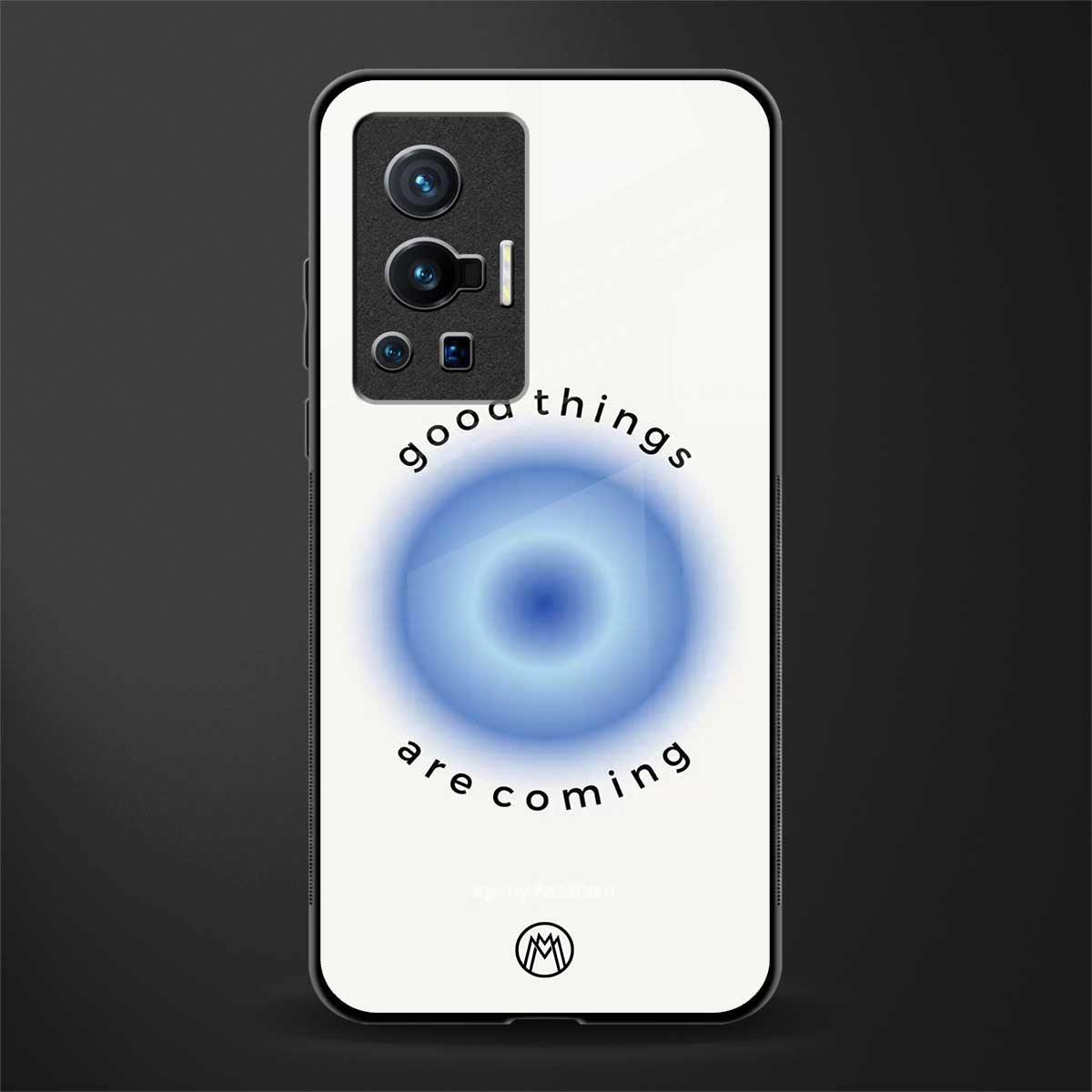 good things are coming glass case for vivo x70 pro image