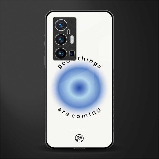 good things are coming glass case for vivo x70 pro plus image