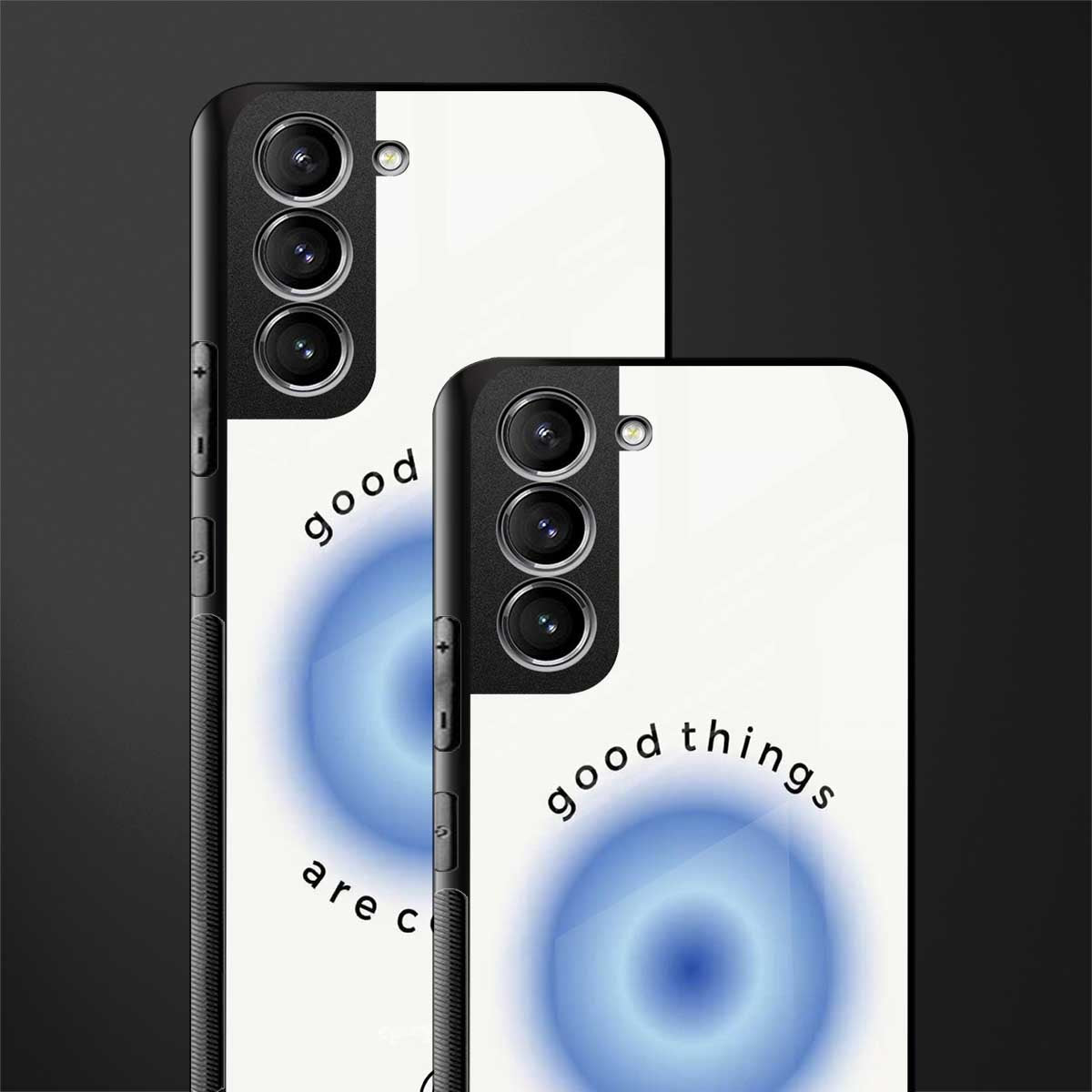 good things are coming glass case for samsung galaxy s22 plus 5g image-2