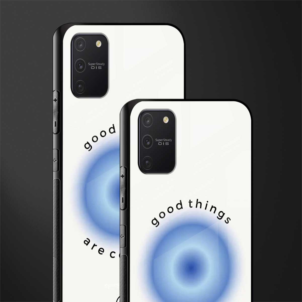 good things are coming glass case for samsung galaxy s10 lite image-2