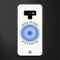 good things are coming glass case for samsung galaxy note 9 image