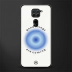 good things are coming glass case for redmi note 9 image