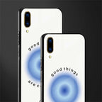 good things are coming glass case for vivo v11 pro image-2