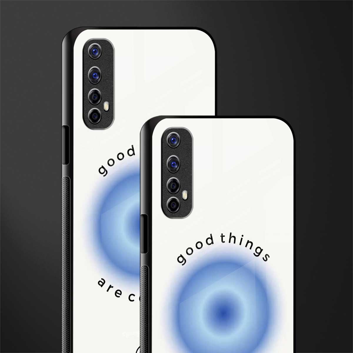 good things are coming glass case for realme 7 image-2