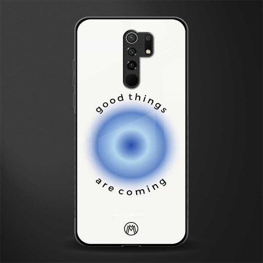 good things are coming glass case for poco m2 image