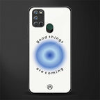 good things are coming glass case for realme 7i image