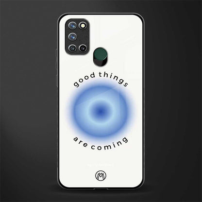good things are coming glass case for realme 7i image