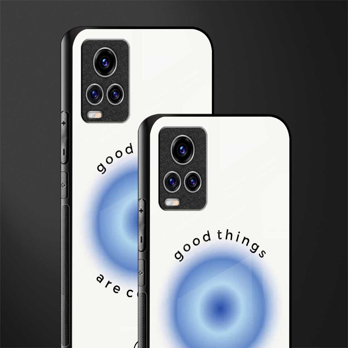 good things are coming glass case for vivo v20 pro image-2