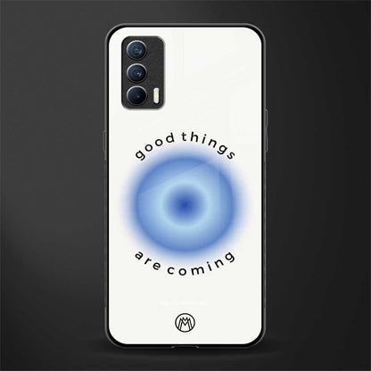 good things are coming glass case for realme x7 image