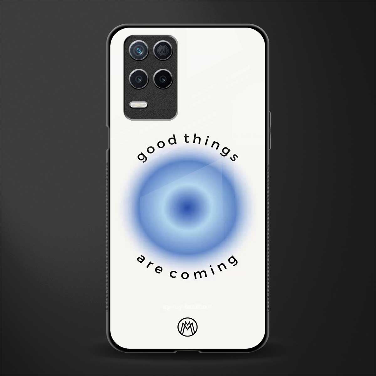 good things are coming glass case for realme 8 5g image