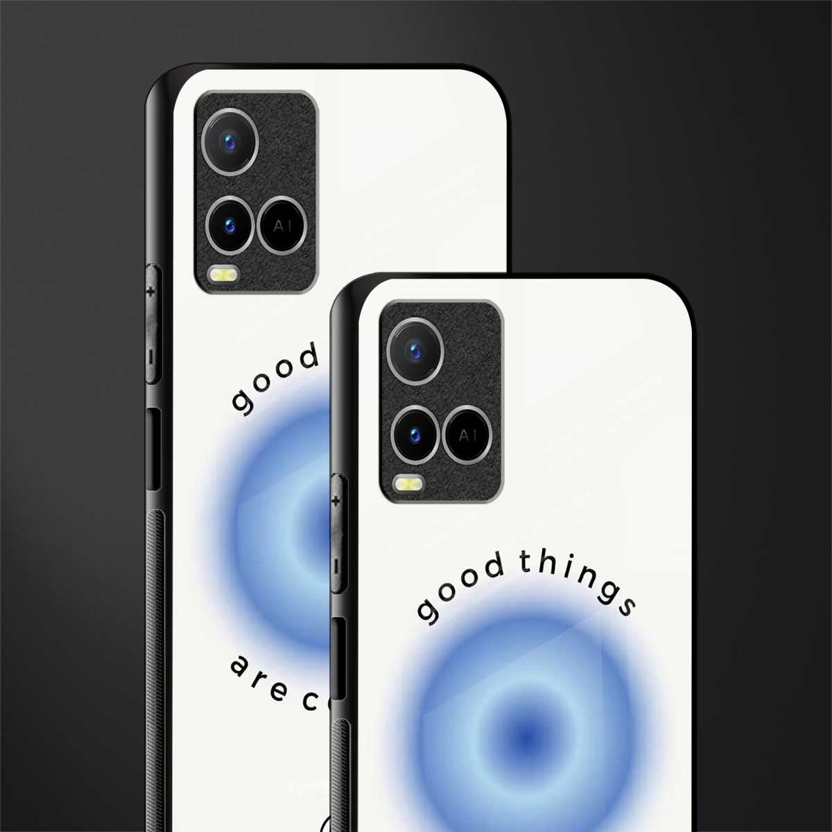 good things are coming glass case for vivo y21t image-2