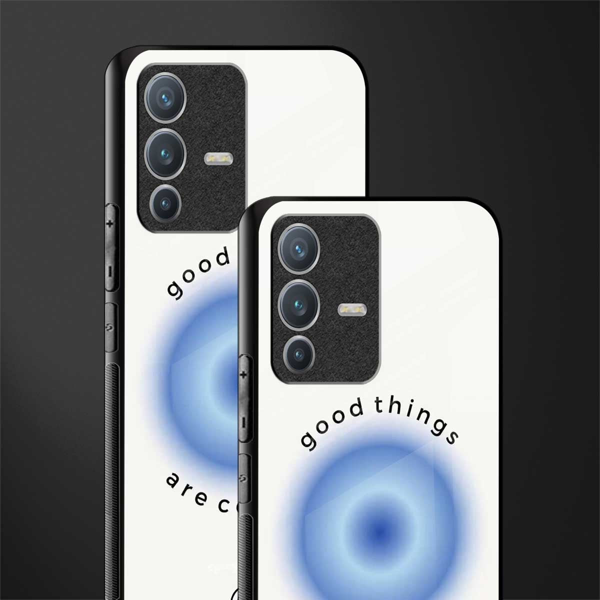 good things are coming glass case for vivo v23 pro 5g image-2