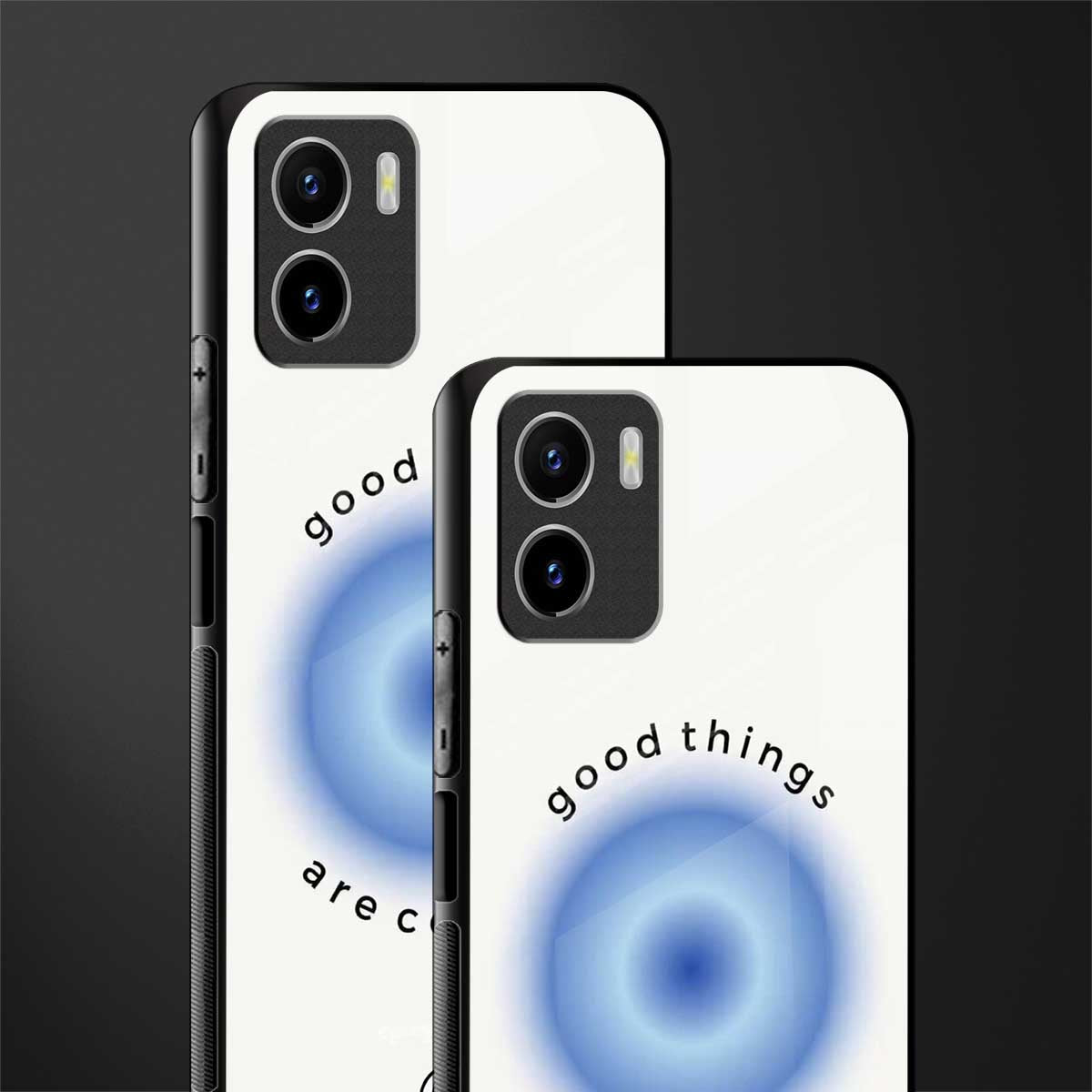 good things are coming glass case for vivo y15s image-2