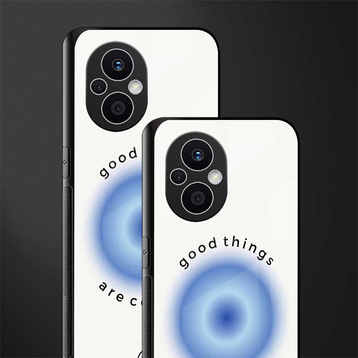 good things are coming back phone cover | glass case for oppo f21 pro 5g