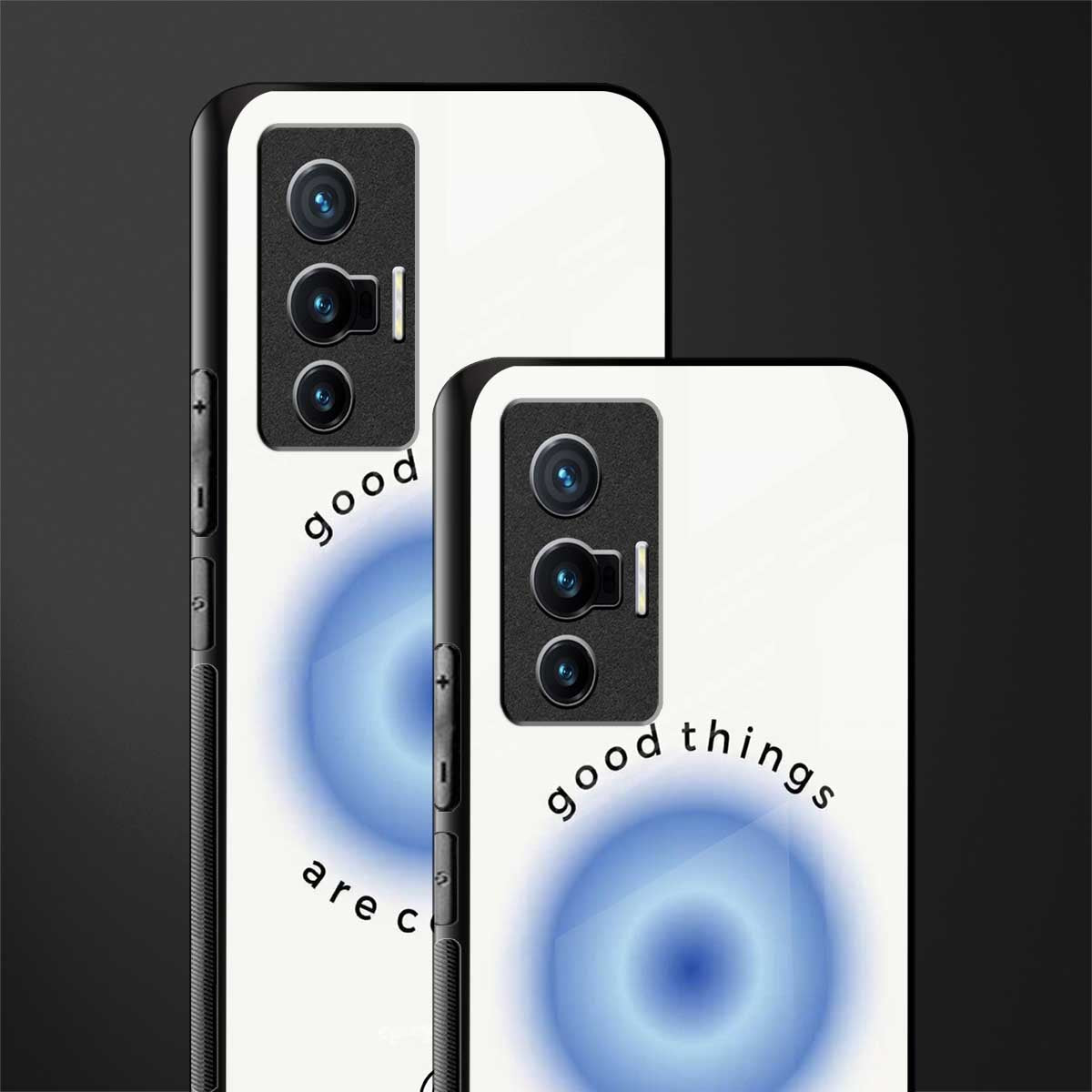 good things are coming glass case for vivo x70 image-2