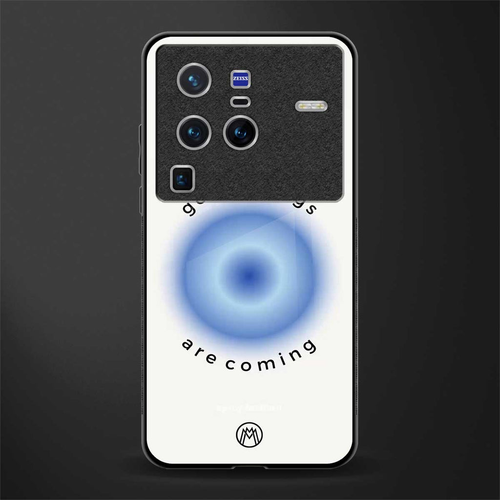 good things are coming glass case for vivo x80 pro 5g image