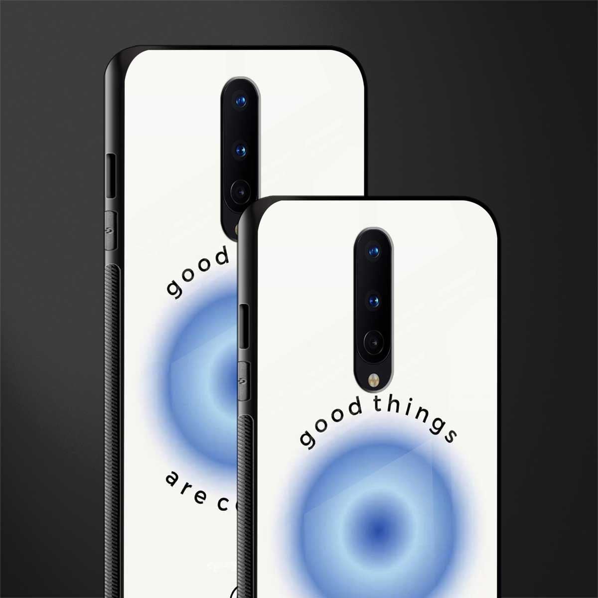 good things are coming glass case for oneplus 8 image-2
