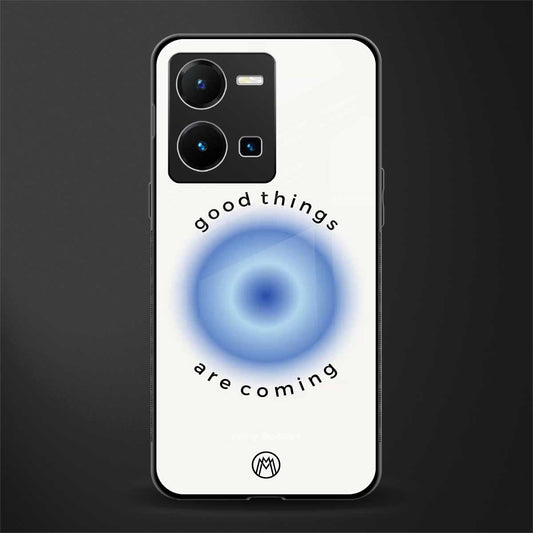 good things are coming back phone cover | glass case for vivo y35 4g