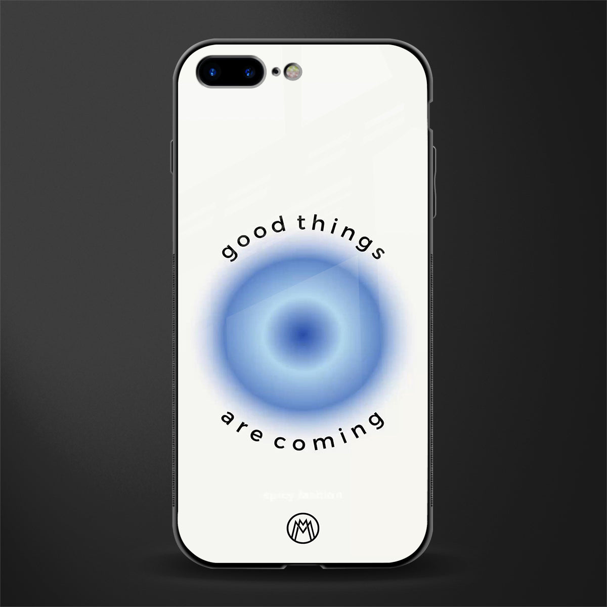 good things are coming glass case for iphone 8 plus image