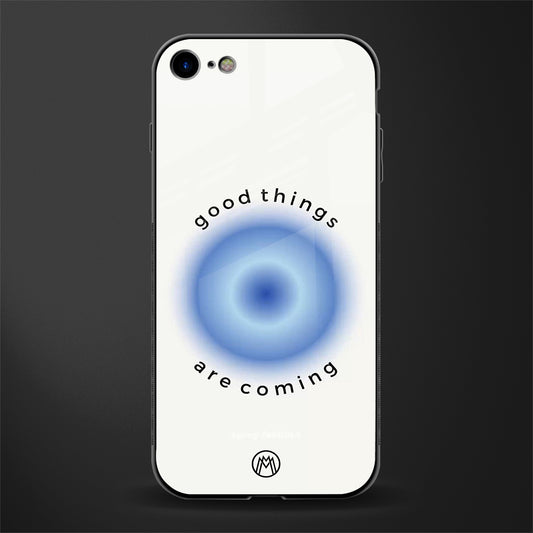 good things are coming glass case for iphone 7 image