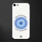 good things are coming glass case for iphone 8 image