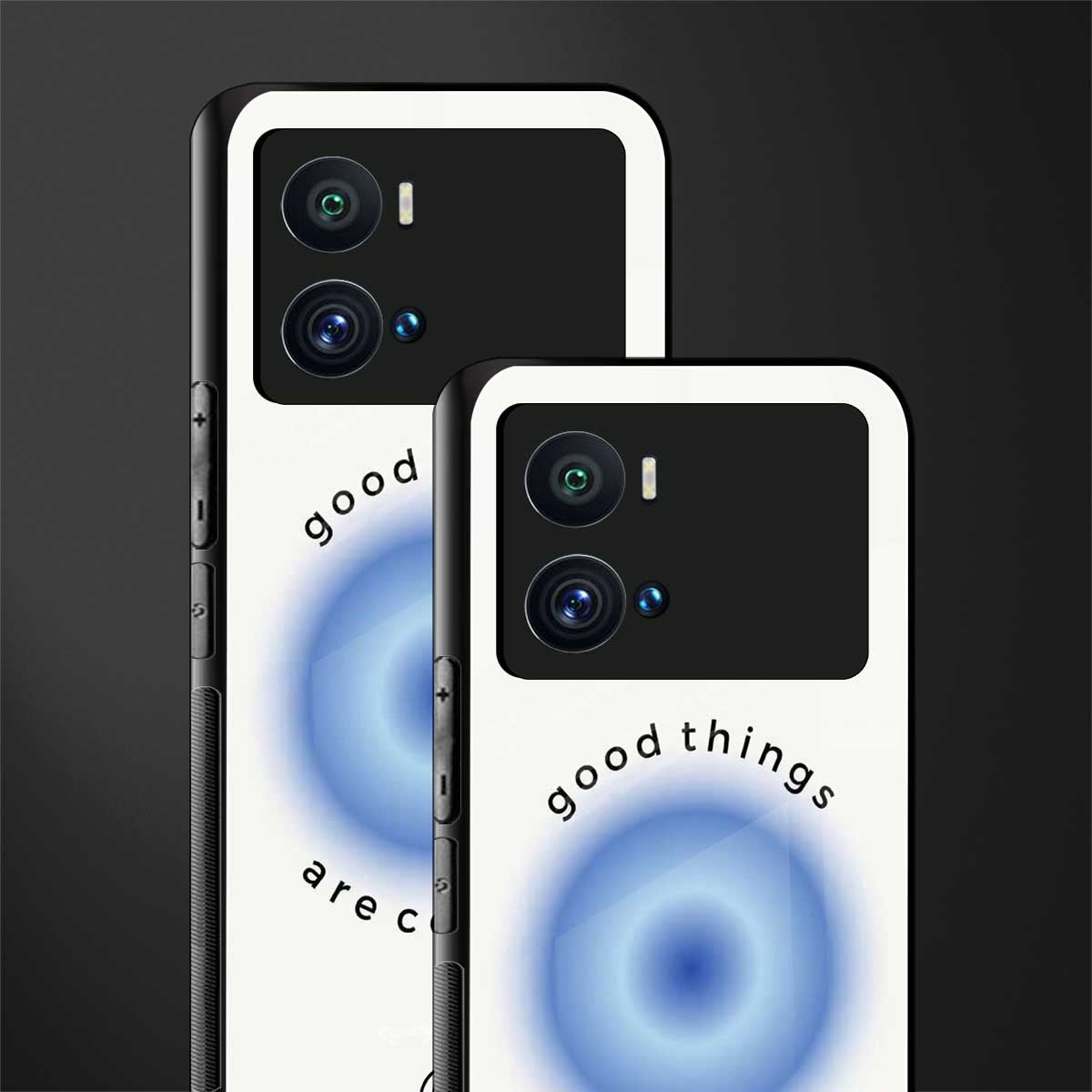 good things are coming back phone cover | glass case for iQOO 9 Pro