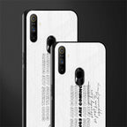 good things are here glass case for realme narzo 10a image-2