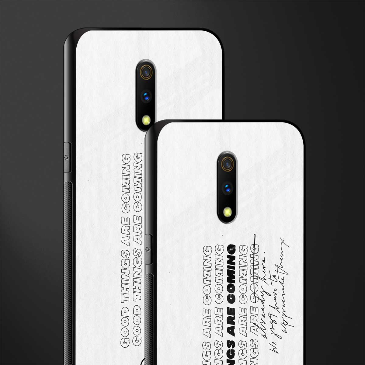 good things are here glass case for oppo k3 image-2