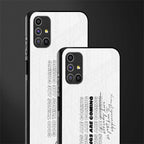 good things are here glass case for samsung galaxy m51 image-2