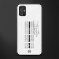 good things are here glass case for samsung galaxy m31s image