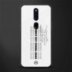 good things are here glass case for oppo f11 pro image