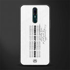 good things are here glass case for oppo a9 image
