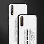 good things are here glass case for vivo s1 image-2