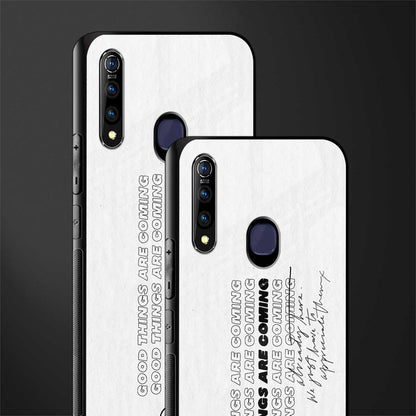 good things are here glass case for vivo z1 pro image-2