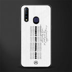 good things are here glass case for vivo z1 pro image
