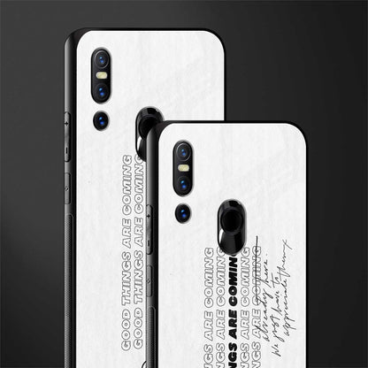 good things are here glass case for vivo v15 image-2