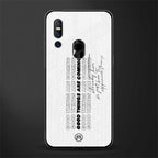 good things are here glass case for vivo v15 image