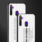 good things are here glass case for realme 5i image-2