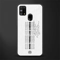 good things are here glass case for samsung galaxy f41 image