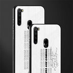 good things are here glass case for redmi note 8 image-2