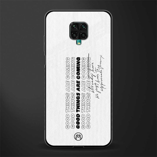 good things are here glass case for poco m2 pro image