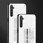 good things are here glass case for realme 6i image-2