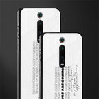 good things are here glass case for redmi k20 pro image-2