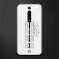 good things are here glass case for redmi k20 pro image