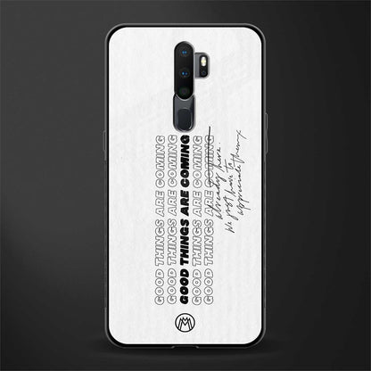 good things are here glass case for oppo a5 2020 image